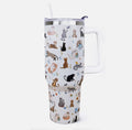 Cats 40oz Tumbler With Handle