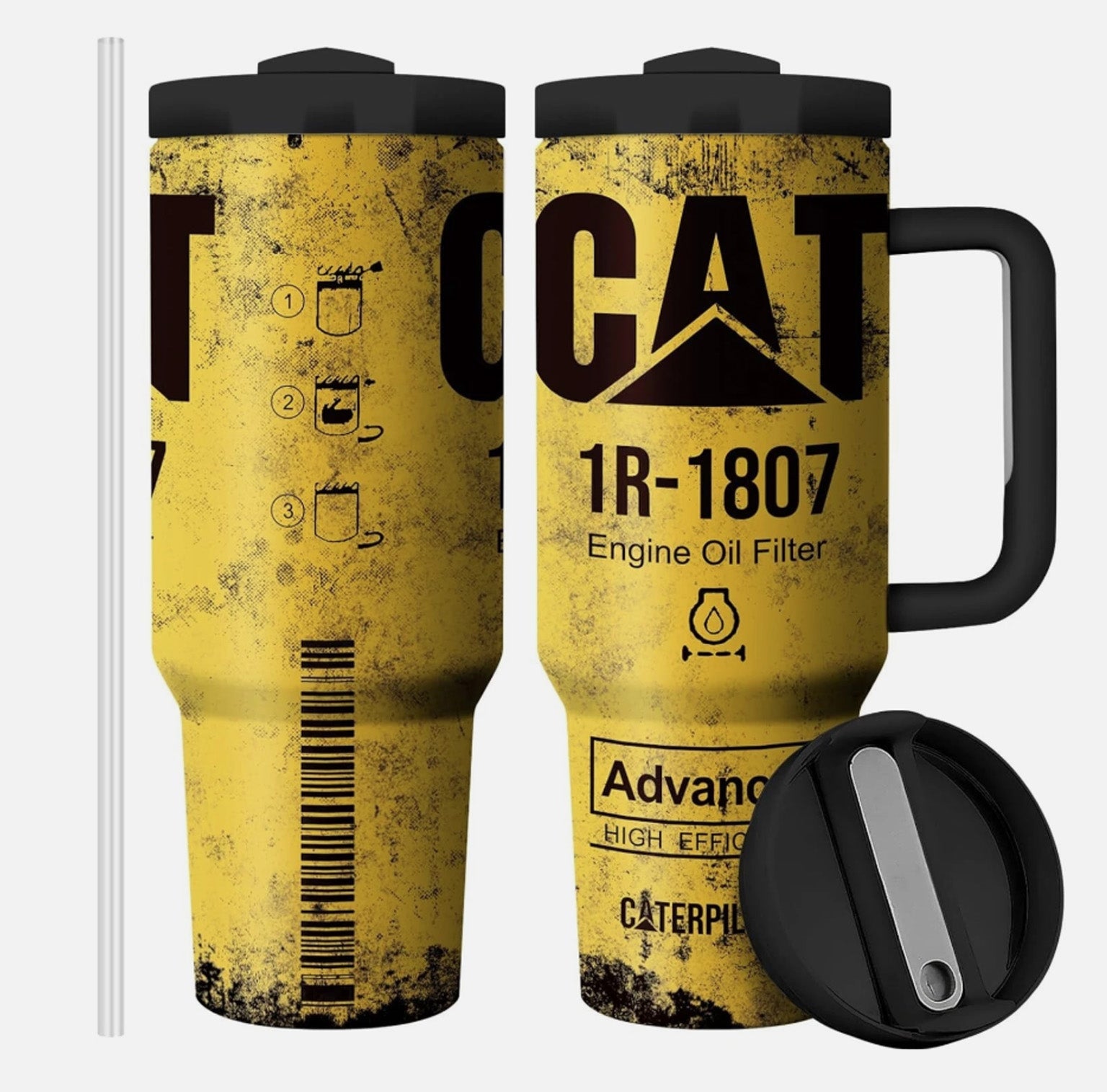 CAT 40oz Tumbler With Handle