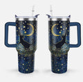 Black Cat 40oz Tumbler With Handle